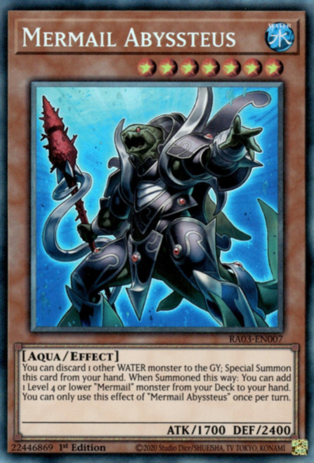 RA03-EN007 Mermail Abyssteus (Collector's Rare)
