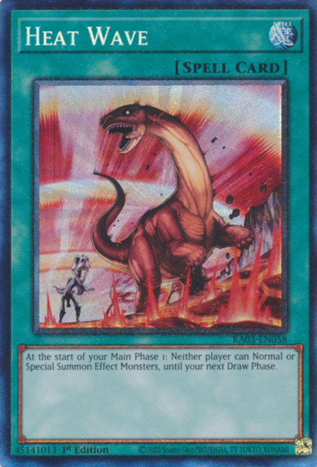 RA03-EN058 Heat Wave (Collector's Rare)
