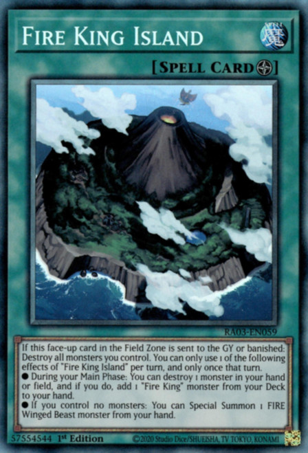RA03-EN059 Fire King Island (Collector's Rare)