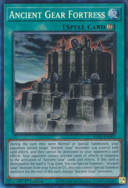 RA03-EN062 Ancient Gear Fortress (Collector's Rare)