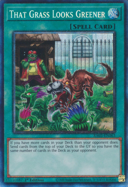 RA03-EN063 That Grass Looks Greener (Collector's Rare)