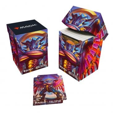 MTG FINAL FANTASY 100+ Deck Box featuring Summon: Bahamut