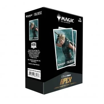 MTG FINAL FANTASY 105ct Apex Deck Protector sleeves featuring Cloud, Planet's Champion