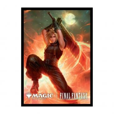 MTG FINAL FANTASY Deck Protector Sleeves Commander featuring Cloud, Ex-SOLDIER (100)
