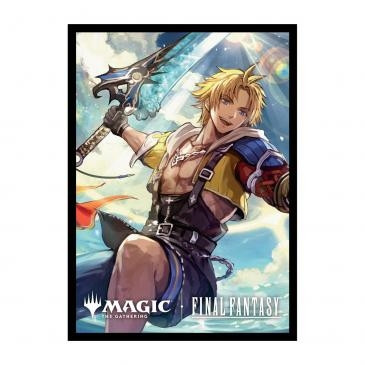 MTG FINAL FANTASY Deck Protector Sleeves Commander featuring Tidus, Yuna's Guardian (100)