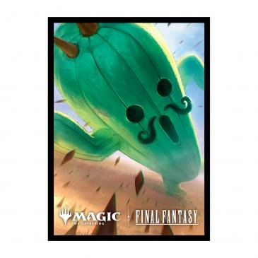 MTG FINAL FANTASY Deck Protector Sleeves featuring Jumbo Cactuar (100)
