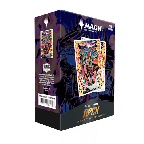 MTG Aetherdrift 105ct Apex Deck Protector sleeves Variant Art featuring Chandra, Spark Hunter