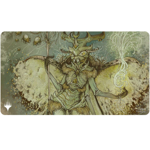 MTG Aetherdrift Playmat Borderless Racer featuring Aatchik, Emerald Radian