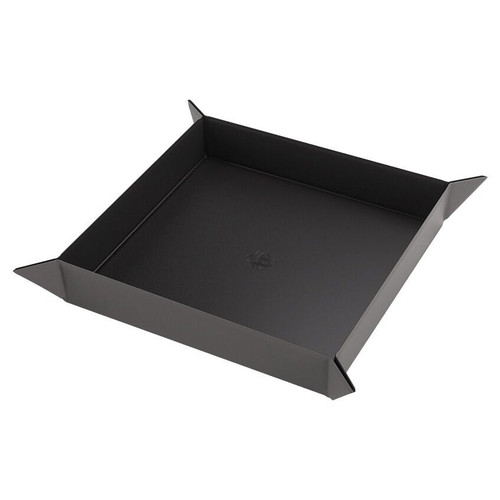 Magnetic Dice Tray Square: Black/Gray