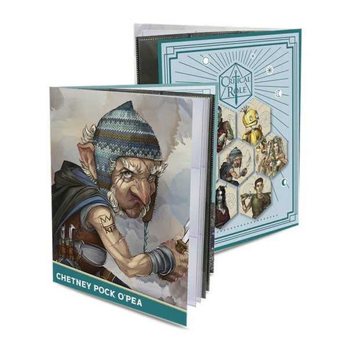 Critical Role Chetney Pock O'Pea RPG Folio with Stickers