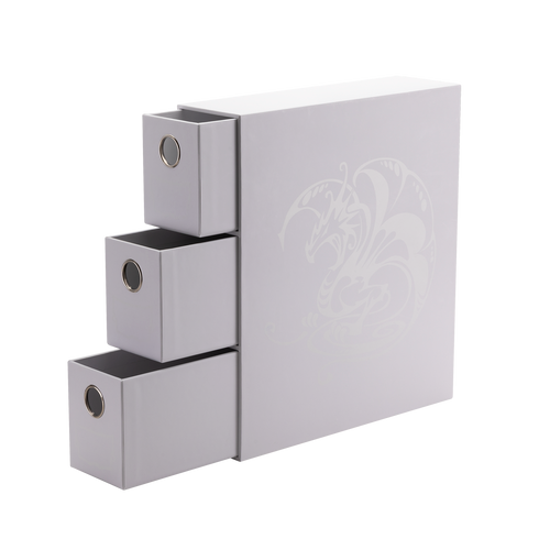 Dragon Shield Fortress Card Drowers - White