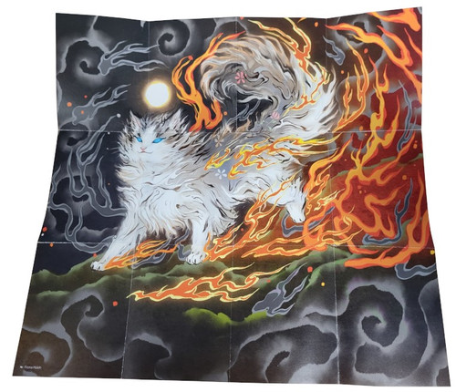 Secret Lair: Cats & Dogs Double-sided Poster Insert - Nine Lives // Rin and Seri, Inseperable