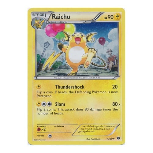 Next Destinies 40/99 Raichu (Cosmo Holo)