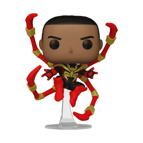 POP! Marvel #1448 Miles Morales Iron Spider (Unmasked) [CHASE]