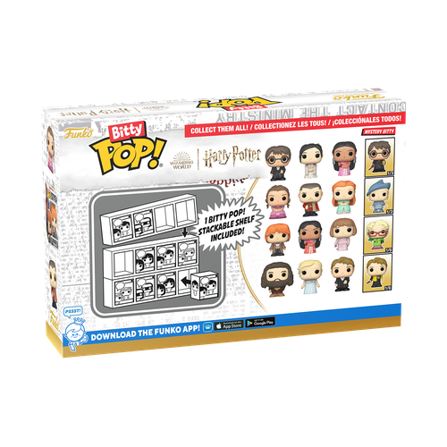 Bitty POP! Harry Potter and the Goblet of Fire: Ron Weasley (Yule Ball), Padma Patil (Yule Ball) & Madame Maxime (Yule Ball) 4-Pack