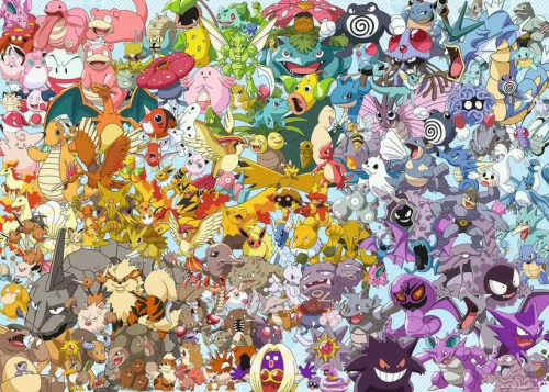 Challenge: Pokemon Jigsaw Puzzle (1000 piece)