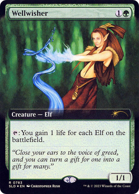 Wellwisher (Extended Art Foil) (Secret Lair - Elusive Elves)