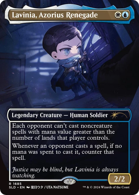 Lavinia, Azorius Renegade (Borderless Foil) (Secret Lair - Li'l Legends)