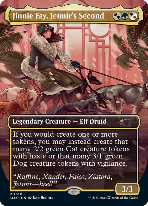 Jinnie Fay, Jetmir's Second (Display Commander) (Secret Lair - Raining Cats and Dogs)