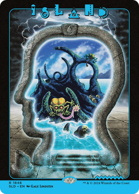 Island (#1648) (Secret Lair - Brain Dead: Lands)