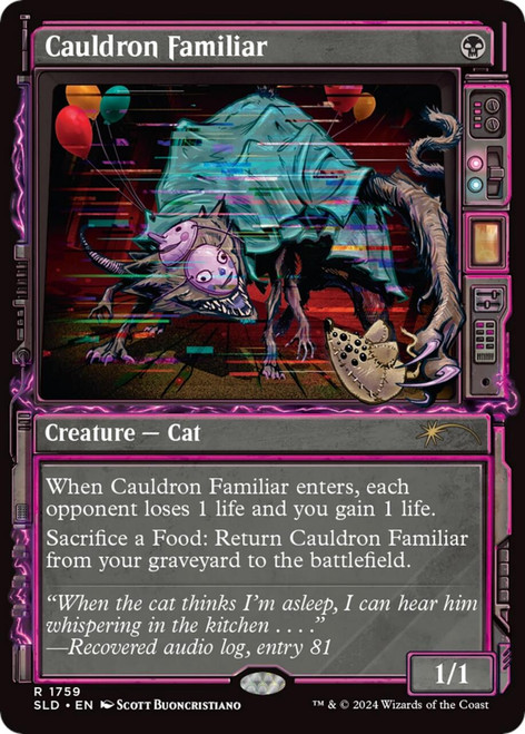 Cauldron Familiar (Showcase Foil) (Secret Lair - Showcase: Duskmourn)