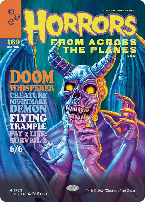 Doom Whisperer (Borderless Foil) (Secret Lair - Monstrous Magazine)