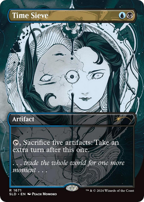 Time Sieve (Borderless Foil) (Secret Lair - Peach Momoko)