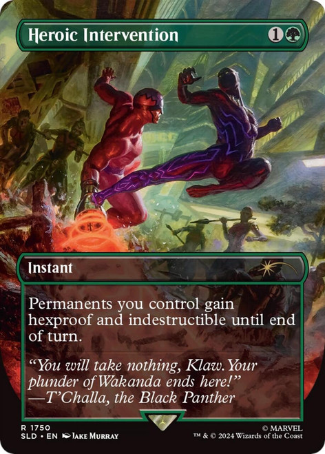 Heroic Intervention (Borderless Foil) (Secret Lair - Marvel's Black Panther)