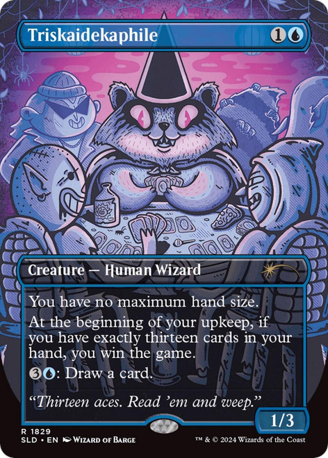 Triskaidekaphile (Borderless Rainbow Foil) (Secret Lair - 20 Ways to Win)