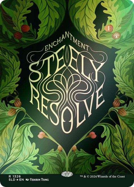 Steely Resolve (Borderless Rainbow Foil) (Secret Lair - The Fairest Drop of All)
