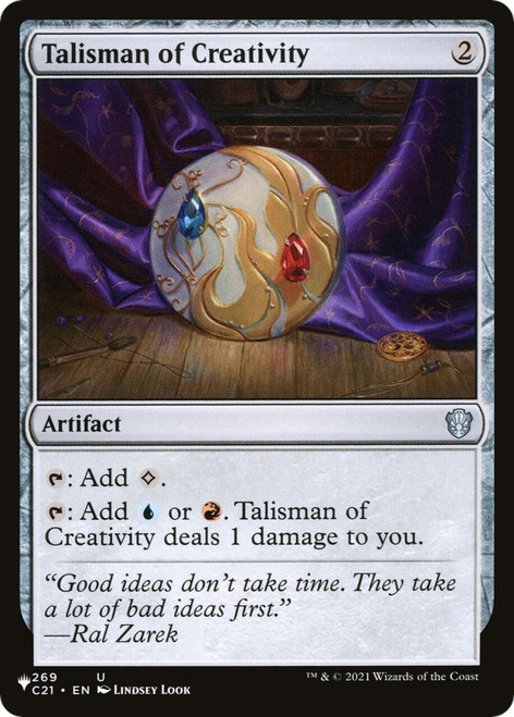 Talisman of Creativity (The List Reprint)