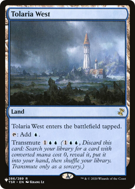 Tolaria West (The List Reprint)