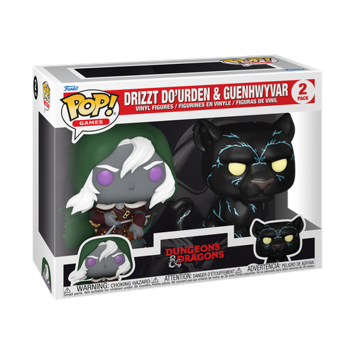 POP! Games - Dungeons & Dragons: Drizzt Do'Urden & Pop! Guenhwyvar 2-Pack