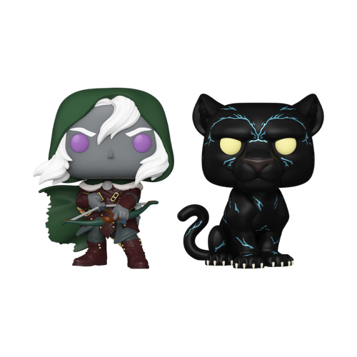 POP! Games - Dungeons & Dragons: Drizzt Do'Urden & Pop! Guenhwyvar 2-Pack