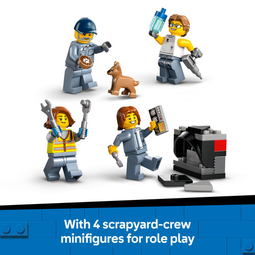 City Scrapyard with Cars and Crane Set 60472