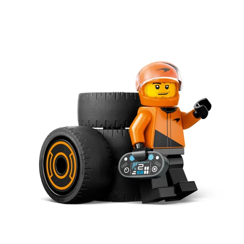 City F1 Driver with McLaren Race Car Toy Playset 60442