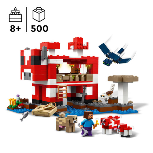 Minecraft The Mooshroom House Set 21270