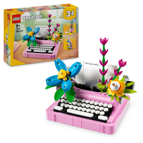 Creator 3in1 Typewriter with Flowers Set 31169