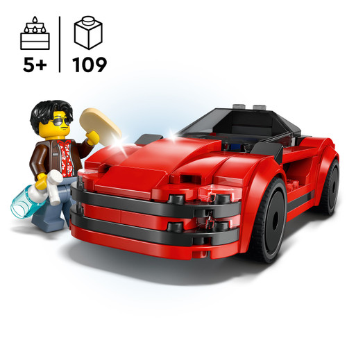 City Red Sports Car Toy Vehicle Set 60448