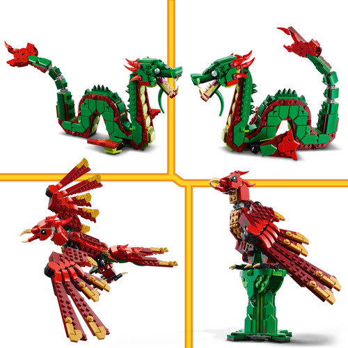 Creator 3in1 Medieval Dragon Toy Set 31161