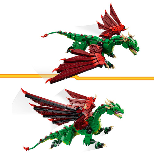 Creator 3in1 Medieval Dragon Toy Set 31161