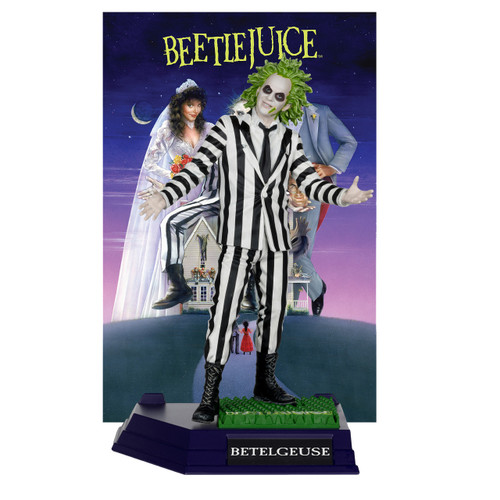 Movie Maniacs: Beetlejuice - Betelgeuse 6-Inch Posed Figure