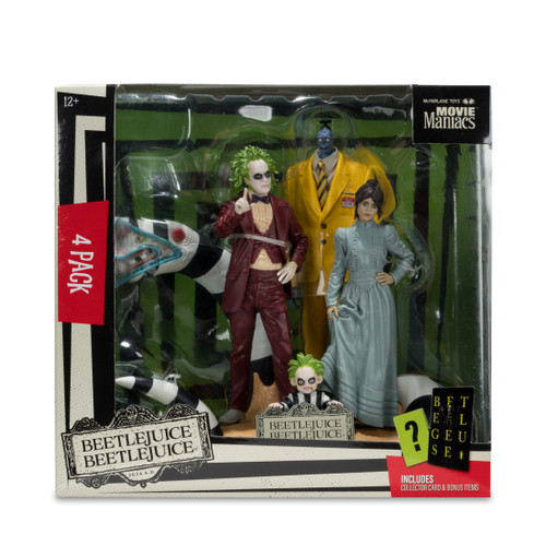 Movie Maniacs: Beetlejuice Beetlejuice - 4 Pack 6-Inch Posed Figures