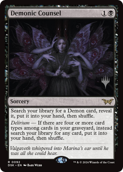 Demonic Counsel (Promo Pack Non-foil)