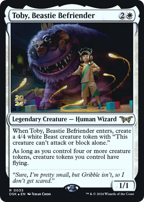 Toby, Beastie Befriender (Prerelease Foil)