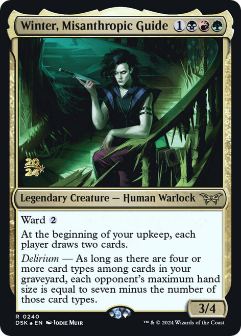 Winter, Misanthropic Guide (Prerelease Foil)