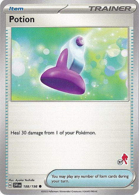 Scarlet & Violet (Base Set) 188/198 Potion (Armarouge Symbol 37)
