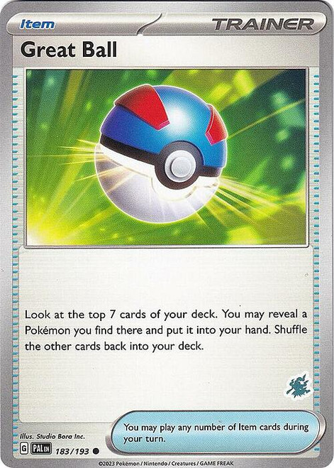 SV Paldea Evolved 183/193 Great Ball (Darkrai Symbol)
