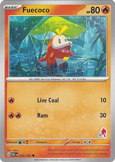 SV Paradox Rift 023/182 Fuecoco (Armarouge Symbol 17)