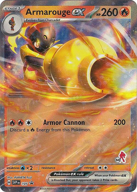 Scarlet & Violet Promo SVP105 Armarouge ex (Armarouge Symbol 60)